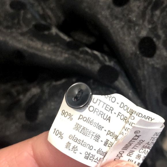 COPY - Zara Black Organza Polka Dot Crop Blouse NWT - Picture 11 of 14